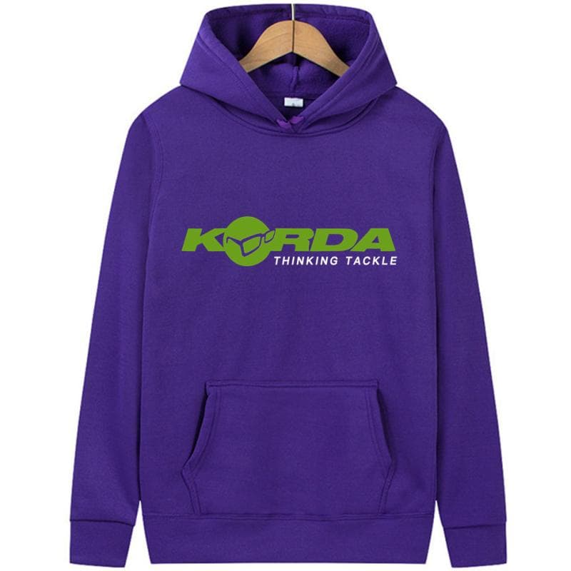 Korda Inspired Tribute Angling Fishing Fish Carp Hoodie Men Hooded Sweatshirts Outdoor Casual Pullover Couple Clothes Tops S-3XL L