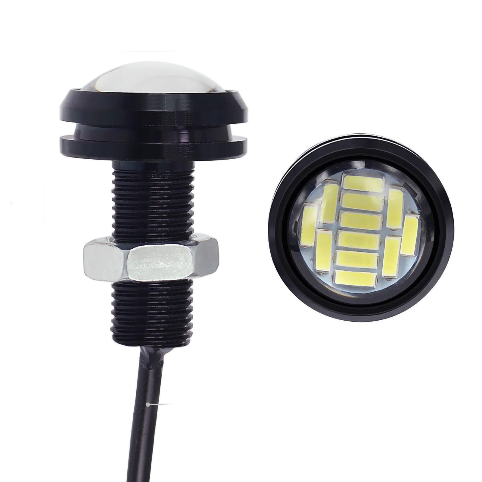 2pcs Eagle Eye LED Light High Brightness for Daytime Running Light Automobiles Lamps