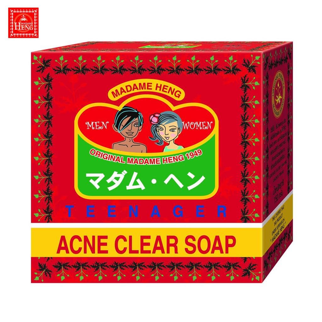 Madame Heng Original Teenager Acne Clear Soap 150 g x 1 pc / 3 pcs / 6 pcs - Thai Skin Care 150 g