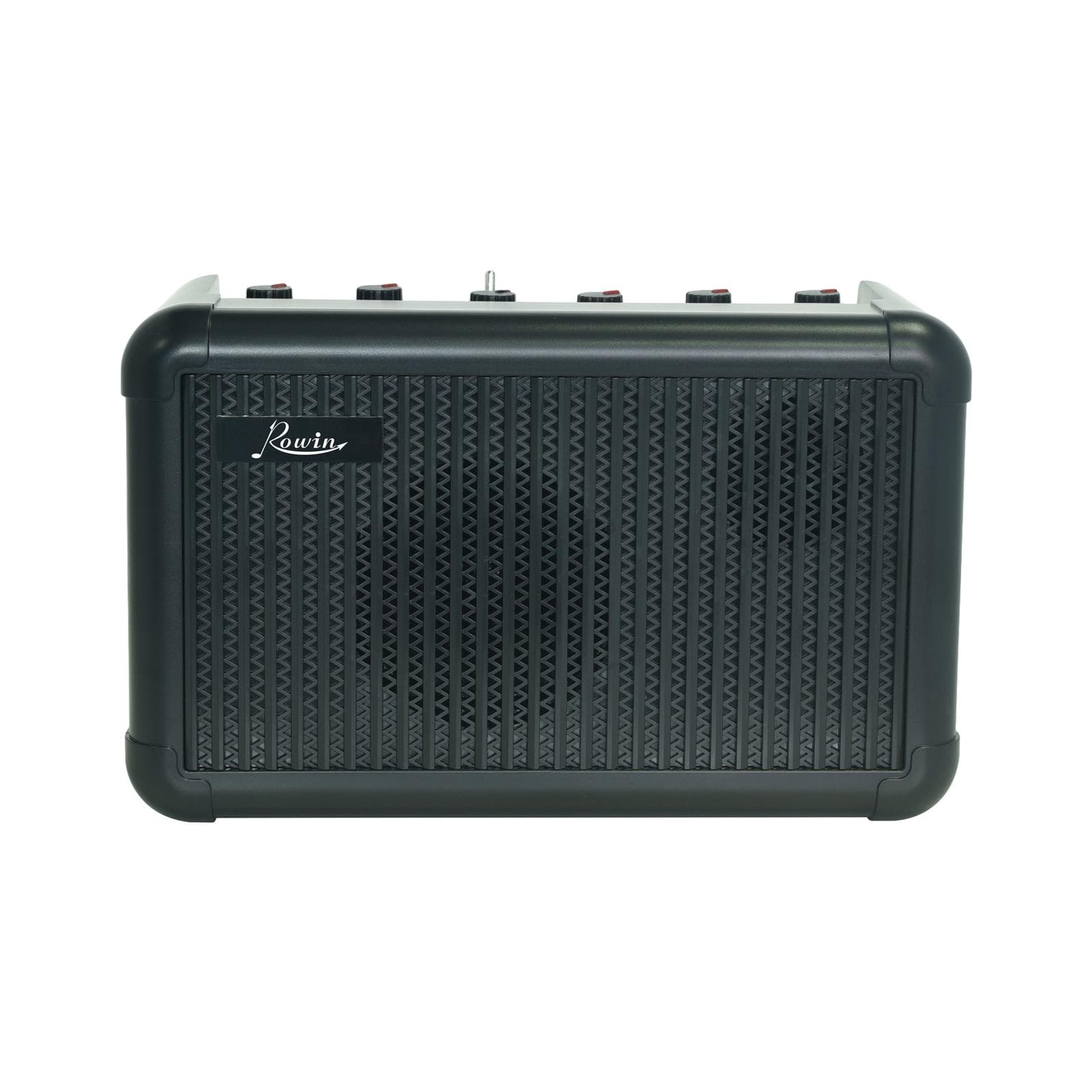 Rowin Electric Guitar Amp 15W Wireless BT Speaker Acoustic Guitar Amp with Tuning Function 8 UK Plug black
