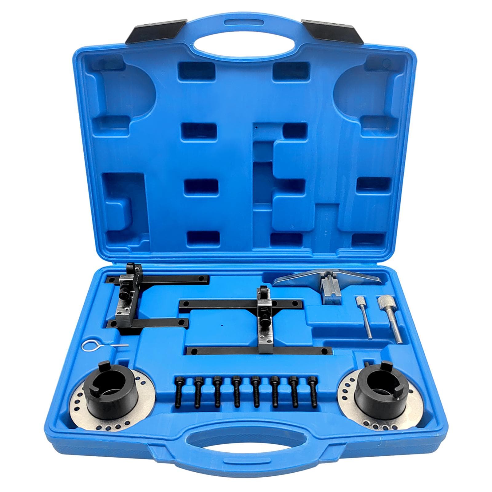 Petrol Engine Timing Tool Kit, Timing Tool Kit with Carrying Case Replacement for Ford 1.0 EcoBoost 0 blue