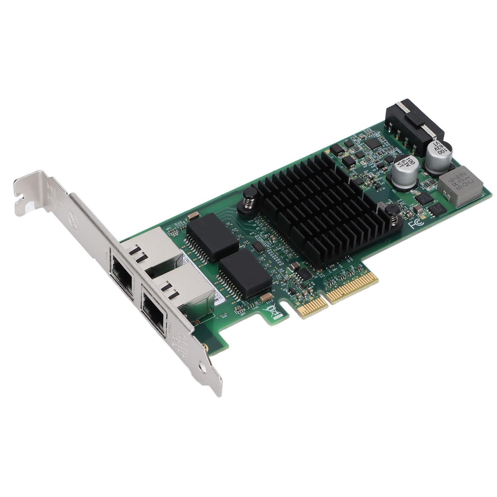Network Card PCIE X4 Rj45 101001000Mbps Gigabit Dual Port Electric Port Network Adapter
