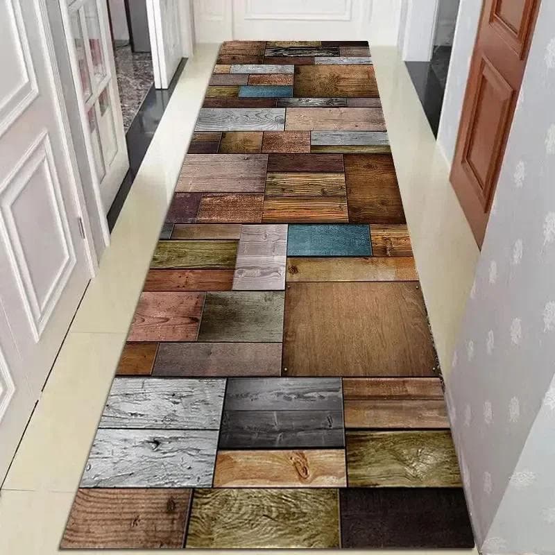 English style long corridor carpet runway home hotel lobby decoration strip carpet washable villa staircase floor mat home decor 60x160cm