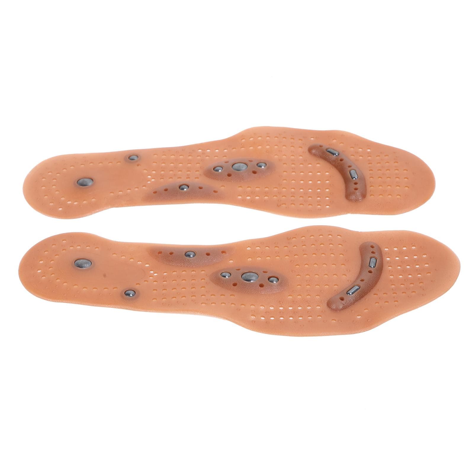 Silicone Magnetic Therapy Insoles Breathable Body Slimming Magnet Massage Shoe PadsL: 41-46