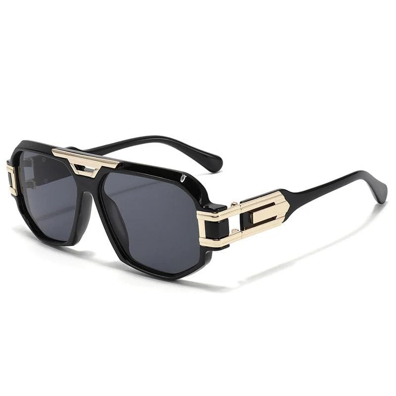 New Fashion Luxury Designer Oversized Sunglasses Men Women Vintage Mirror Shades Steampunk Trendy Travel Glasses