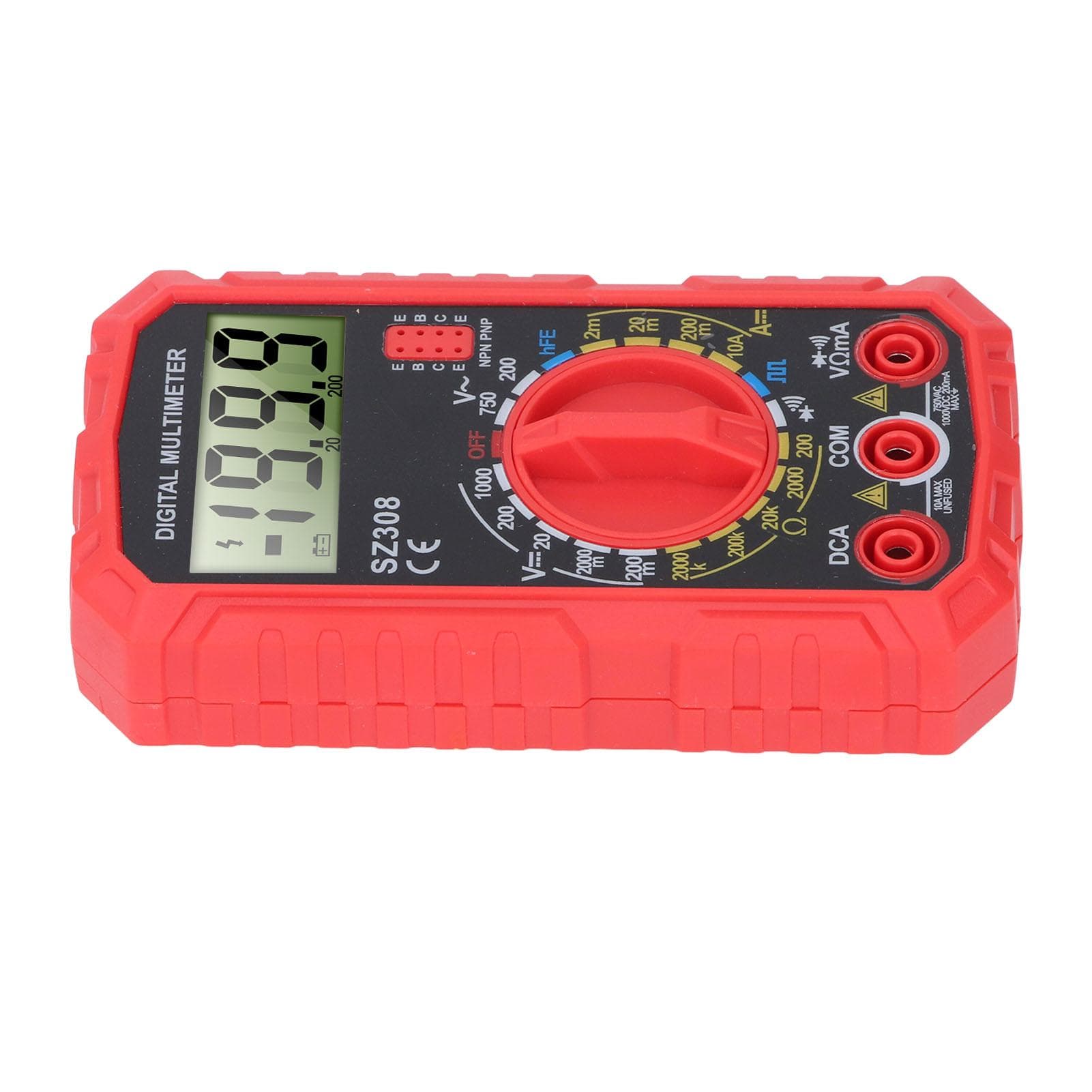 Digital Multimeter 4000 Counts NCV Detection AC DC Voltage Tester Portable Ohm Volt Amp Meter for