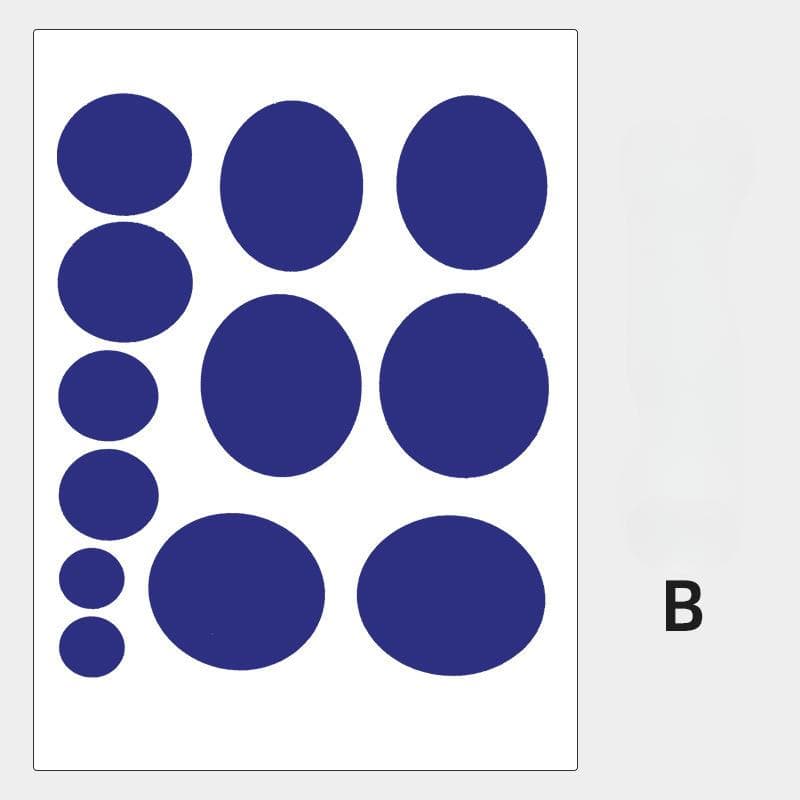 1PC Self-adhesive Clothing Non-marking Repair Hole Patch B blue