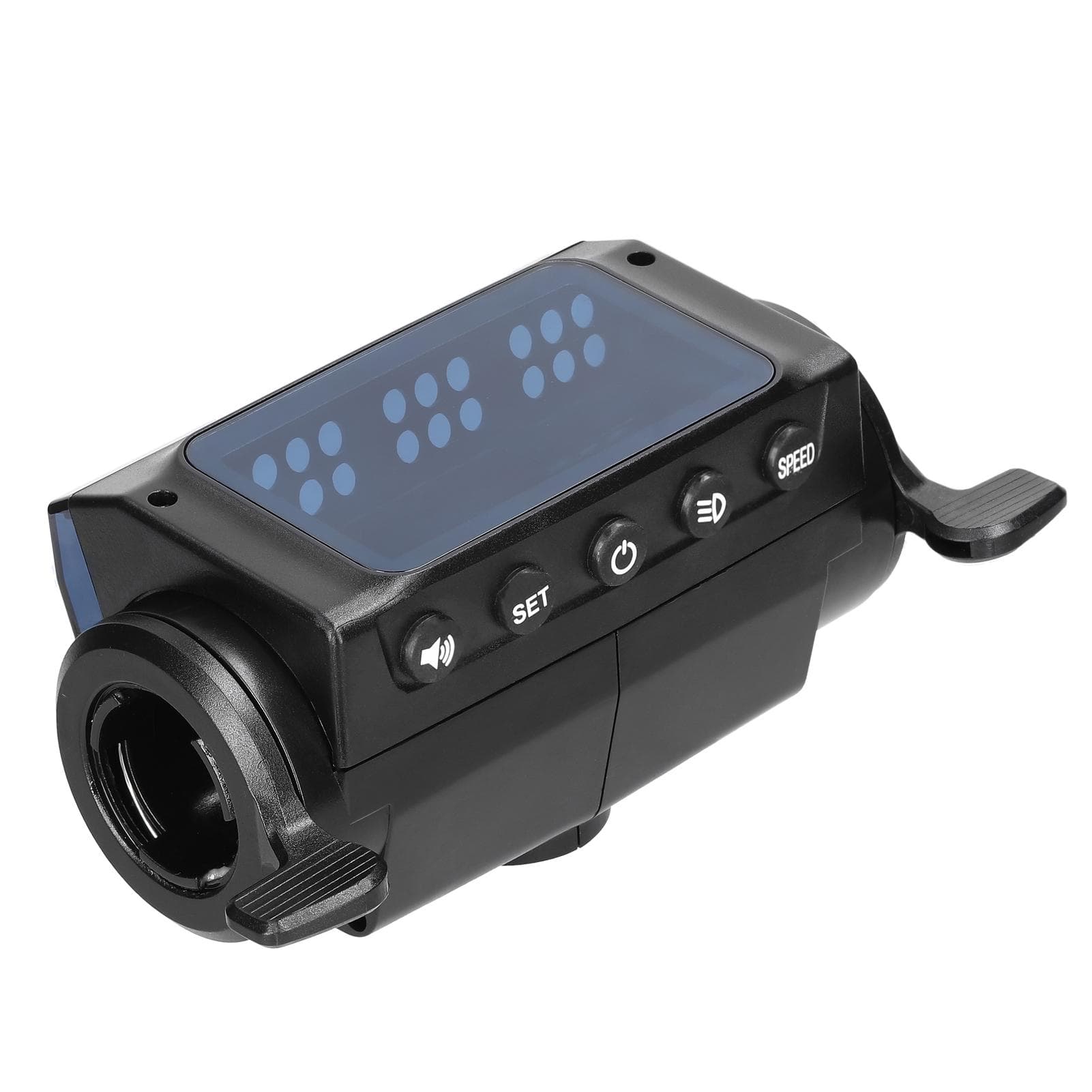 8 Inch Electric Scooter LCD Display Monitor Cover Light Protective Guard with Accelerator Brake black