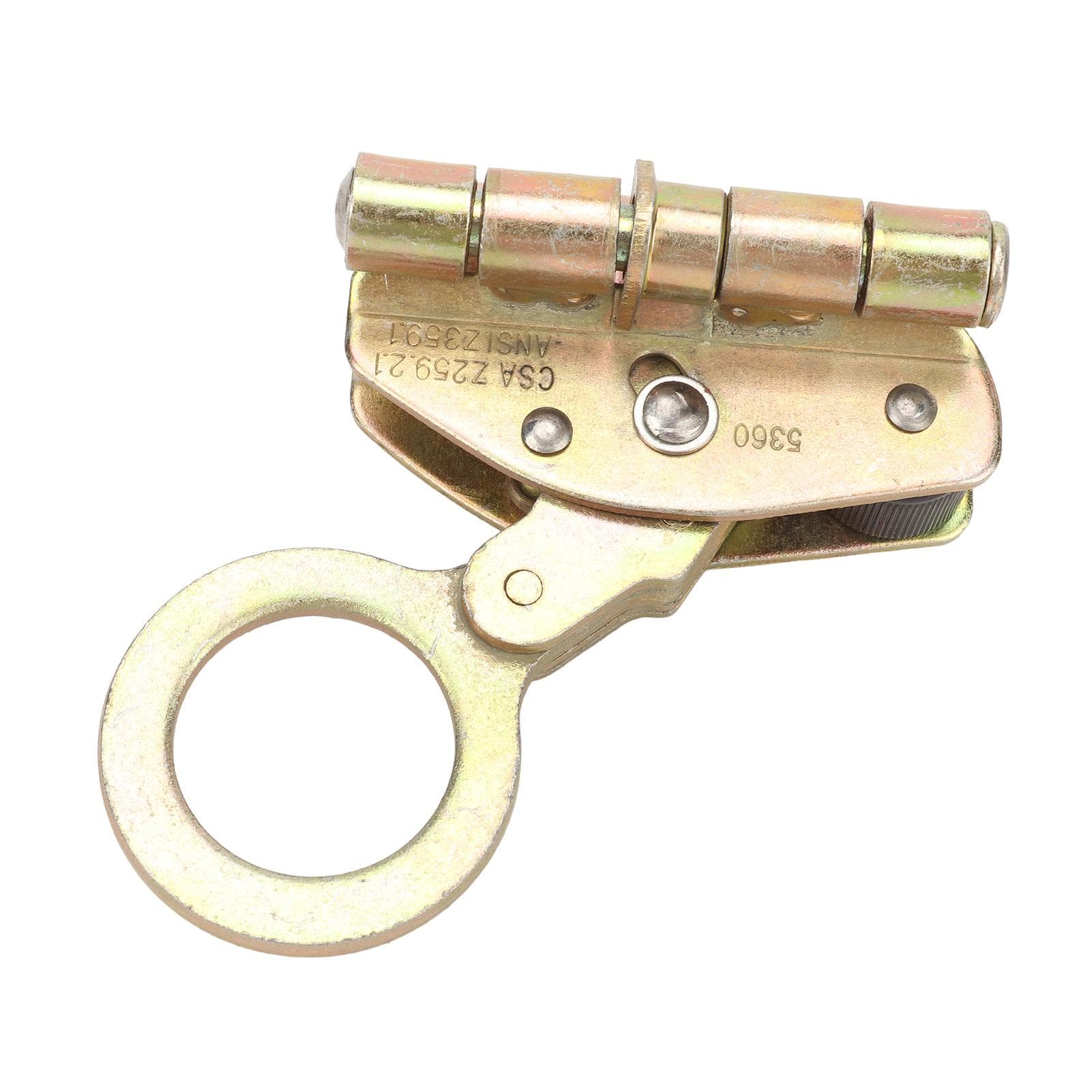Safety Rope Self Locking Grab Sturdy Round Hole Easy Adsorption Safety Rope Grab Device for