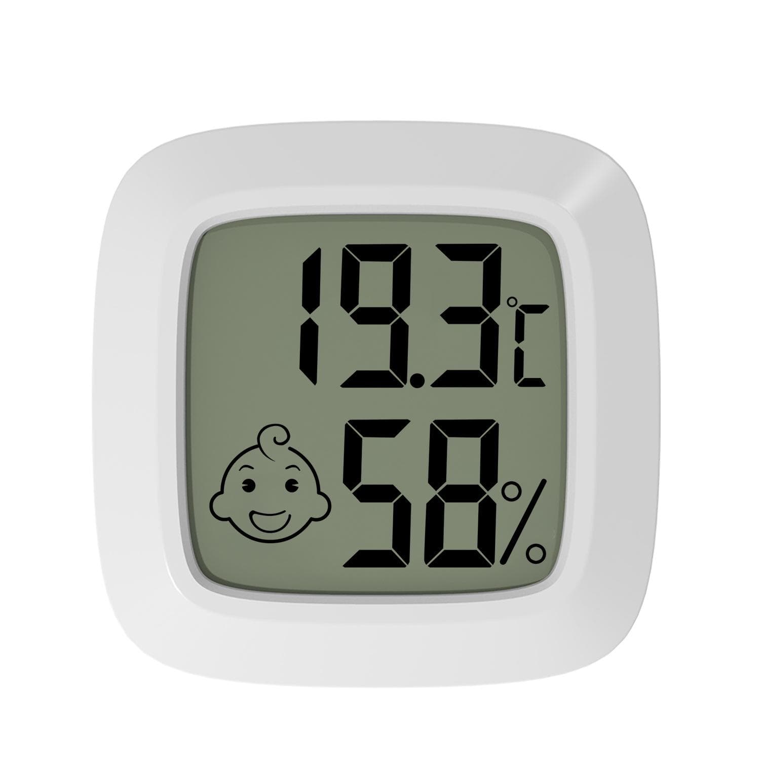 1pc Magnetic Mini LCD Digital Thermometer Hygrometer Electronic Temperature Hygrometer Sensor Meter Household Indoor Thermometer 1pc