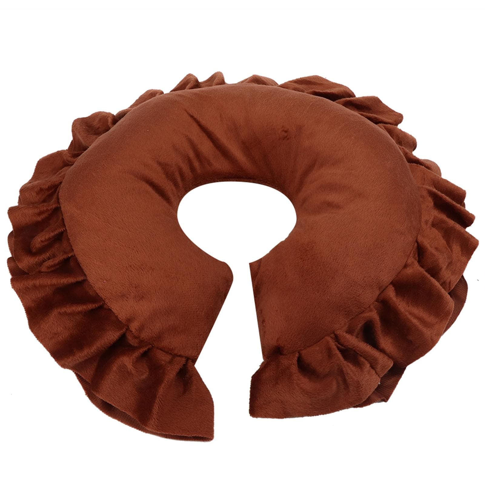 Face Pillow Cushion SPA Salon Massage Bed U Shape Detachable Face PillowCoffee