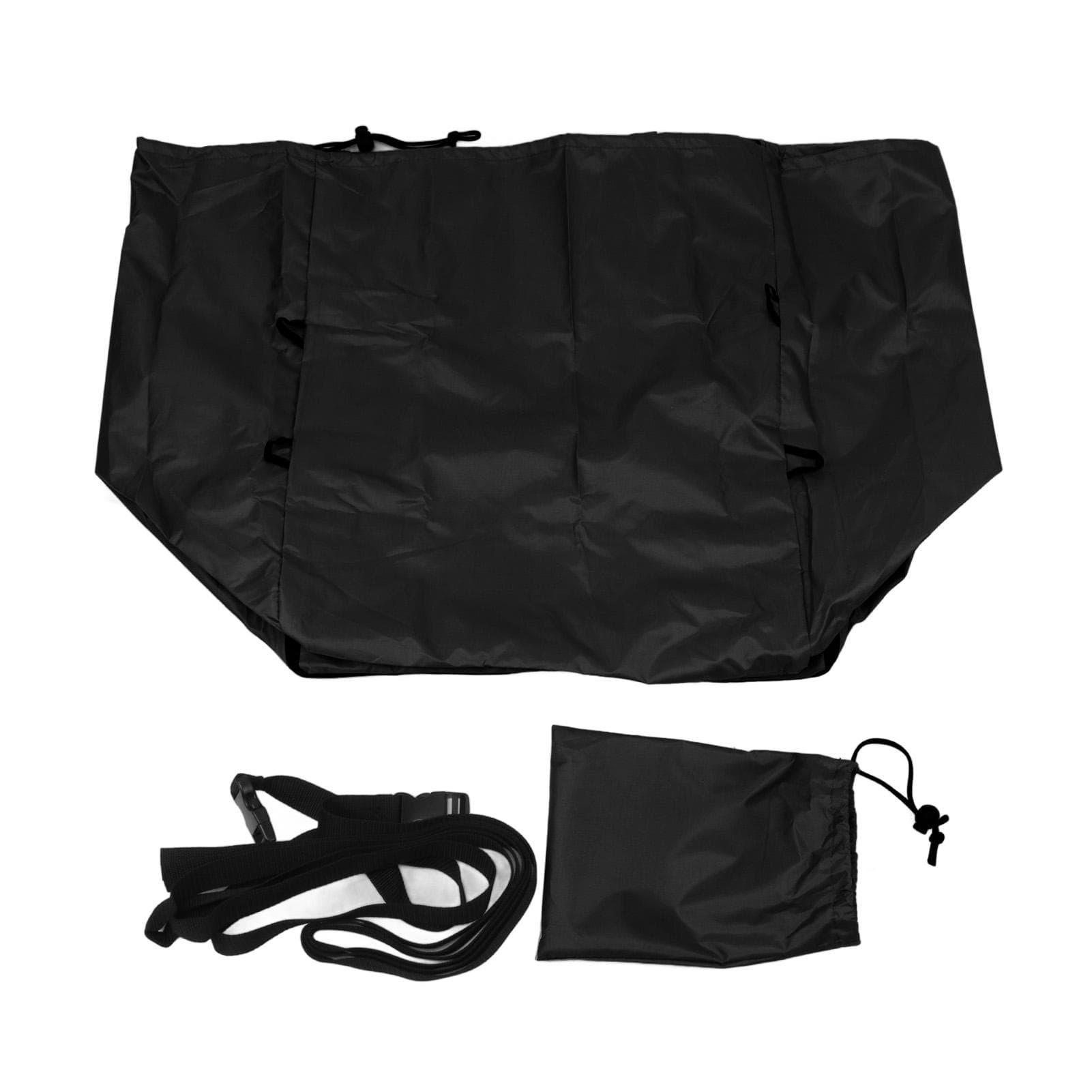 Hot Tub Heater Pump Cover Inflatable 420D Silver Oxford Cloth Water Dust Resistant Inflatable Spa black