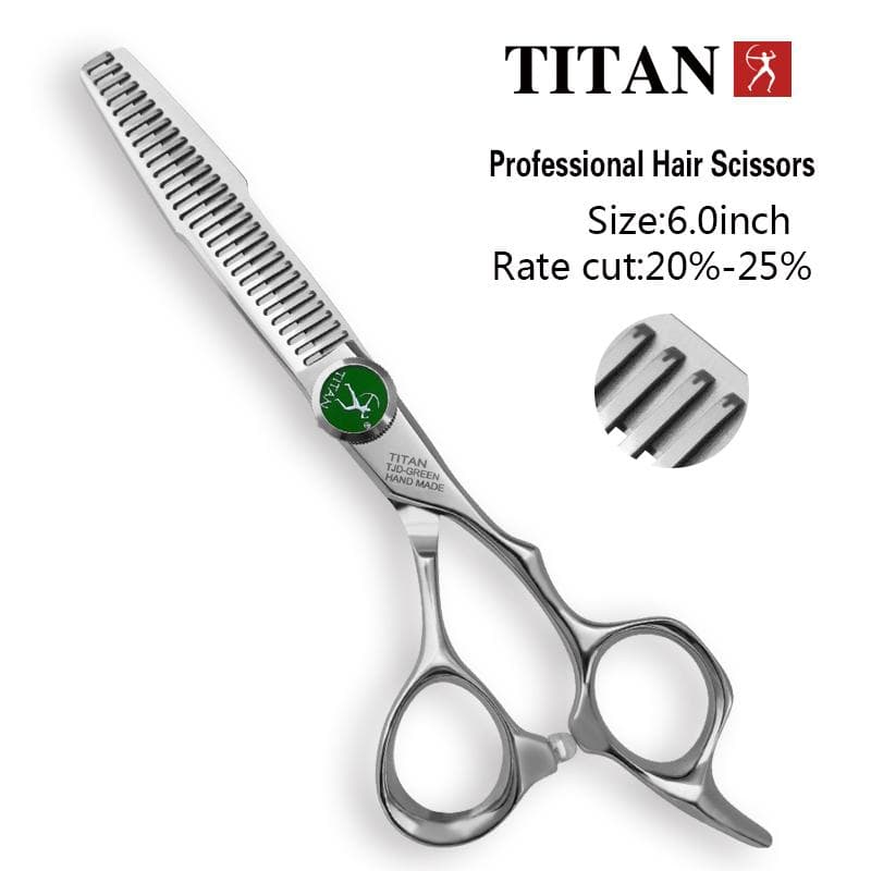 TITAN Hairdressing Scissors Cutting Shear Cut Hair Salon Barber Tool 440C Stainless Steel 5.5,6.0inch 6.0inch
