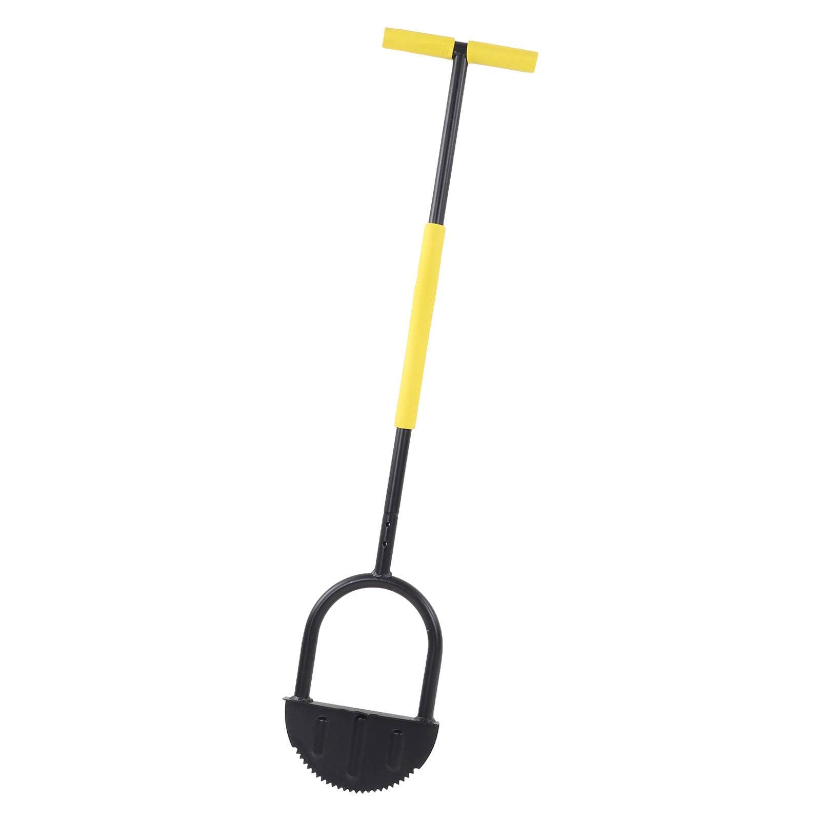Half Moon Lawn Edger High Hardness Simple Cleansing Carbon Steel Manual Trimming Shovel for Garden