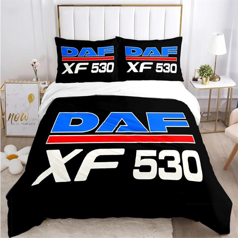 DAF Truck Casal Bedding Se Duvet Cover Set with Pillowcase Home Textile Twin Full Queen King Children's Gift 135X200cm-2pcs