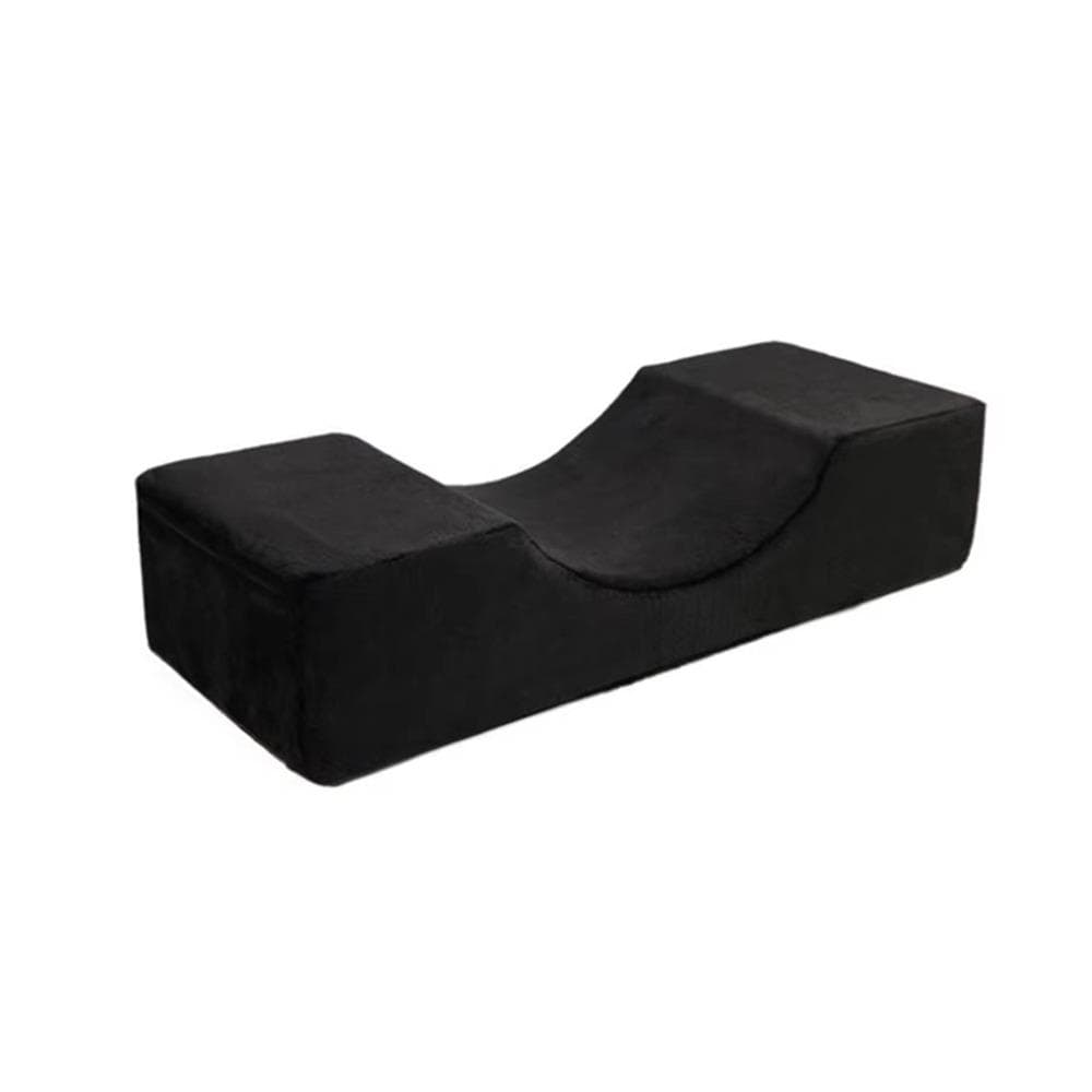 Detachable Cover Eyelash Extension Pillow U Shape Design Lash Pillow Neck Support Beauty Salon black