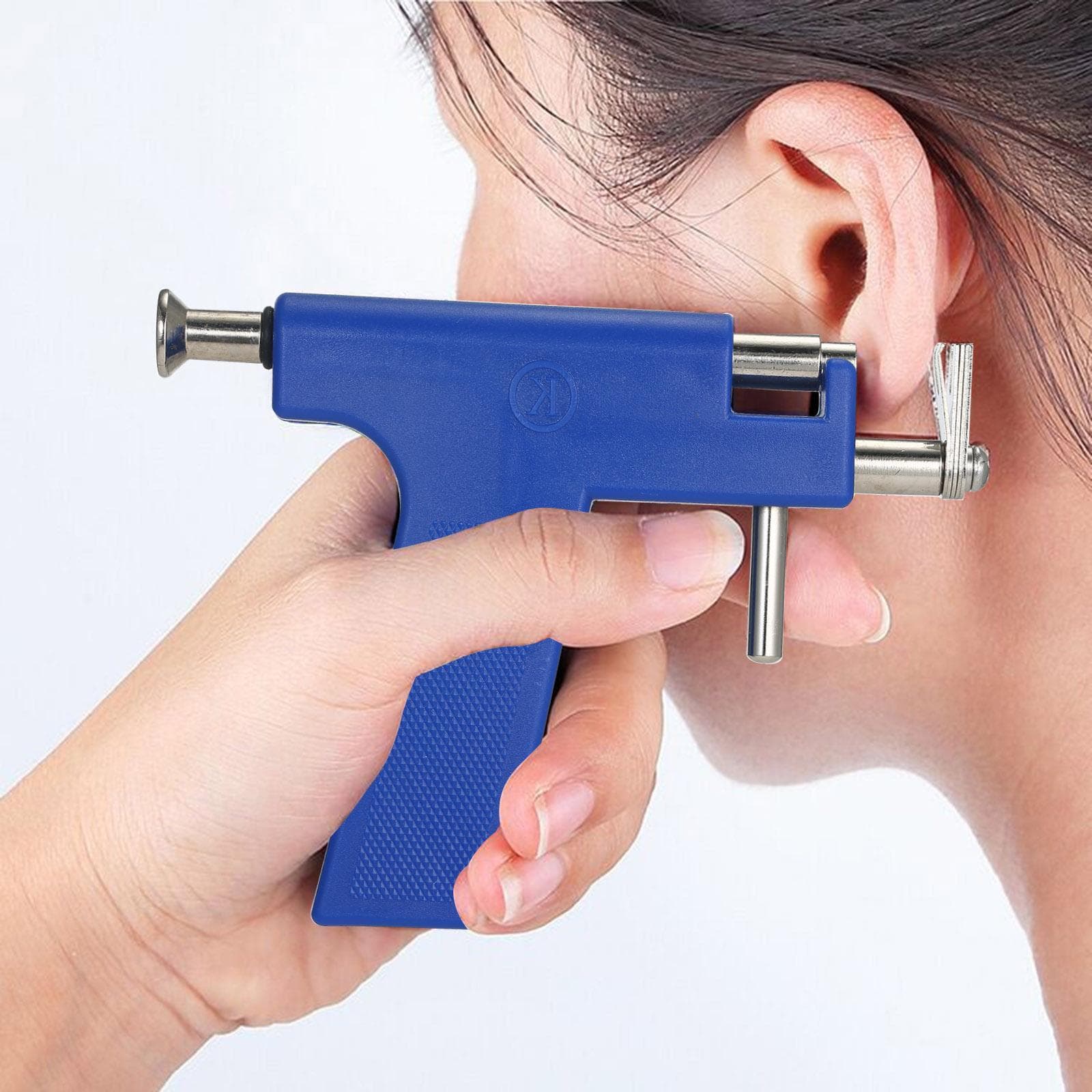 Ear Piercing Gun Set Safety Ear Nose Navel Body Piercing Gun Kit Set With 98pcs Earring Studs purple
