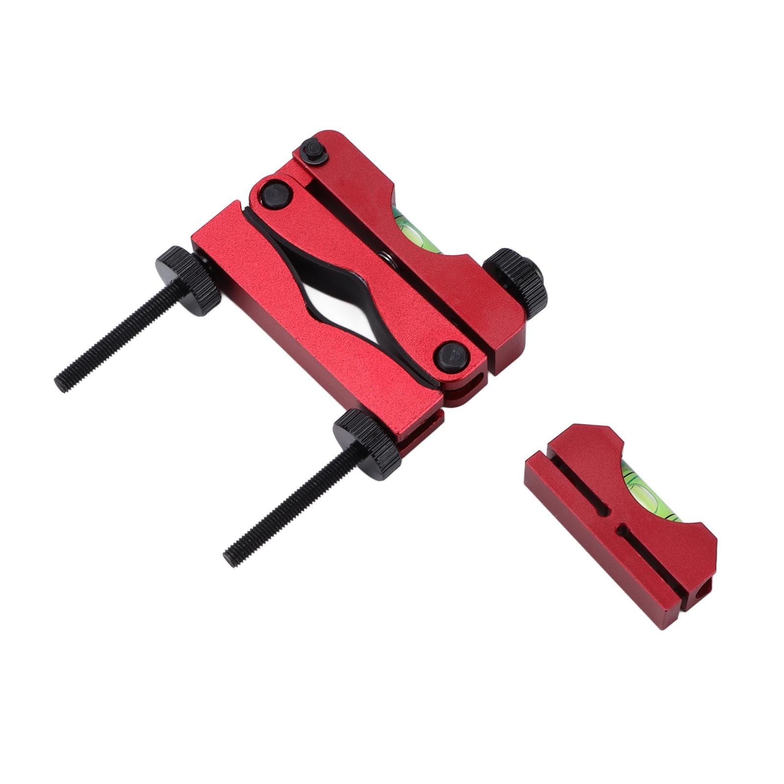 Reticle Leveling System Universal Aluminium Alloy Scope Alignment Level Tool for CarsRed red