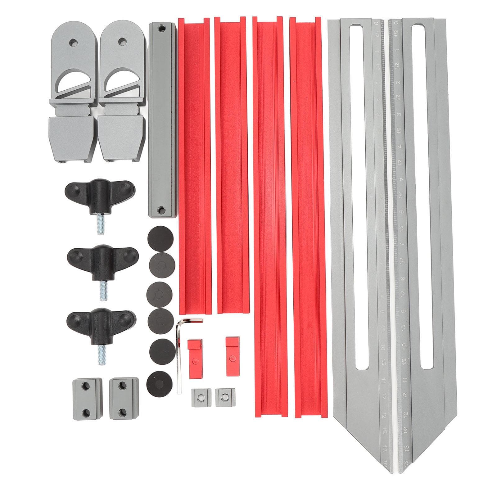 Stair Tread Template Tool Aluminum Alloy Stair Tread Gauge Measuring Tool for Accurately Measuring