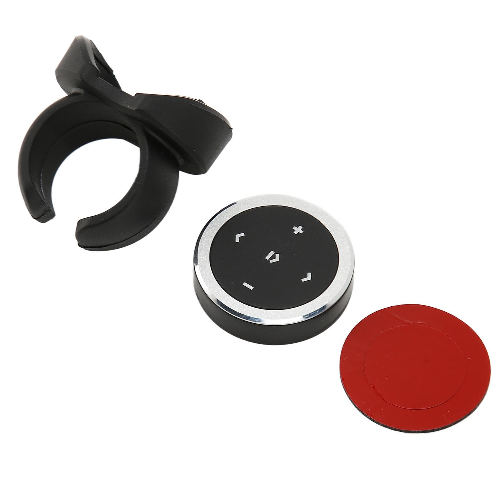 Bluetooth Media Button Smart Silver Button Bluetooth Remote Control Kit with Bracket for Mobile