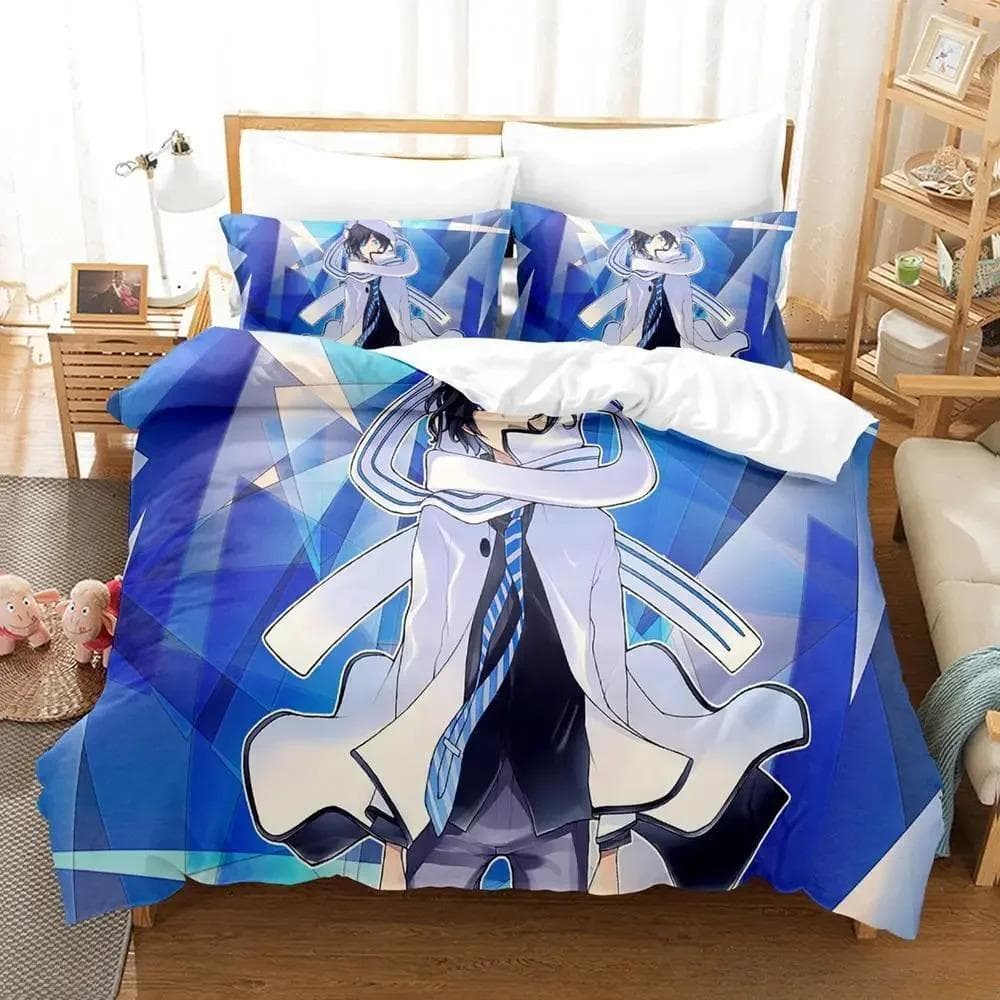 3D Print Devil Survivor 2 Bedding Set Cartoon Anime three-piece set Adult Kid Bedroom Duvet cover Sets All season Home Textiles 70x133cm 2pcs