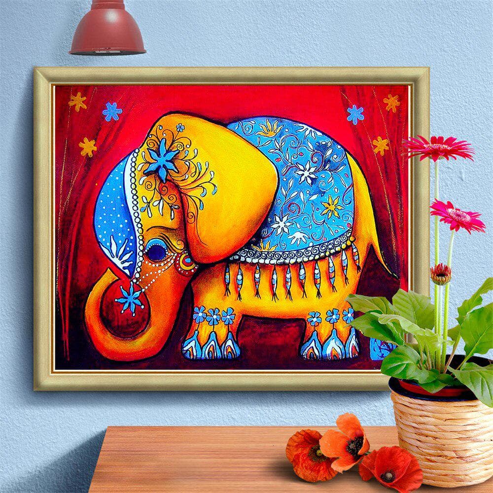 5D Diamond Painting Full Round Animal Picture Cross Stitch Needlework Diamond Embroidery 20X30CM