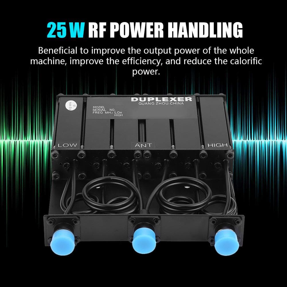 25W VHF N connector 6 Cavity Duplexer Diplexer for Wireless Radio Repeater