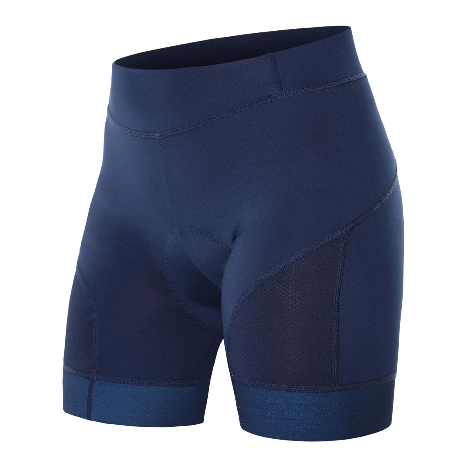 Women Cycling Shorts High Waist Padded Bike Biking Shorts Breathable Workout Active Shorts Tights M navy blue