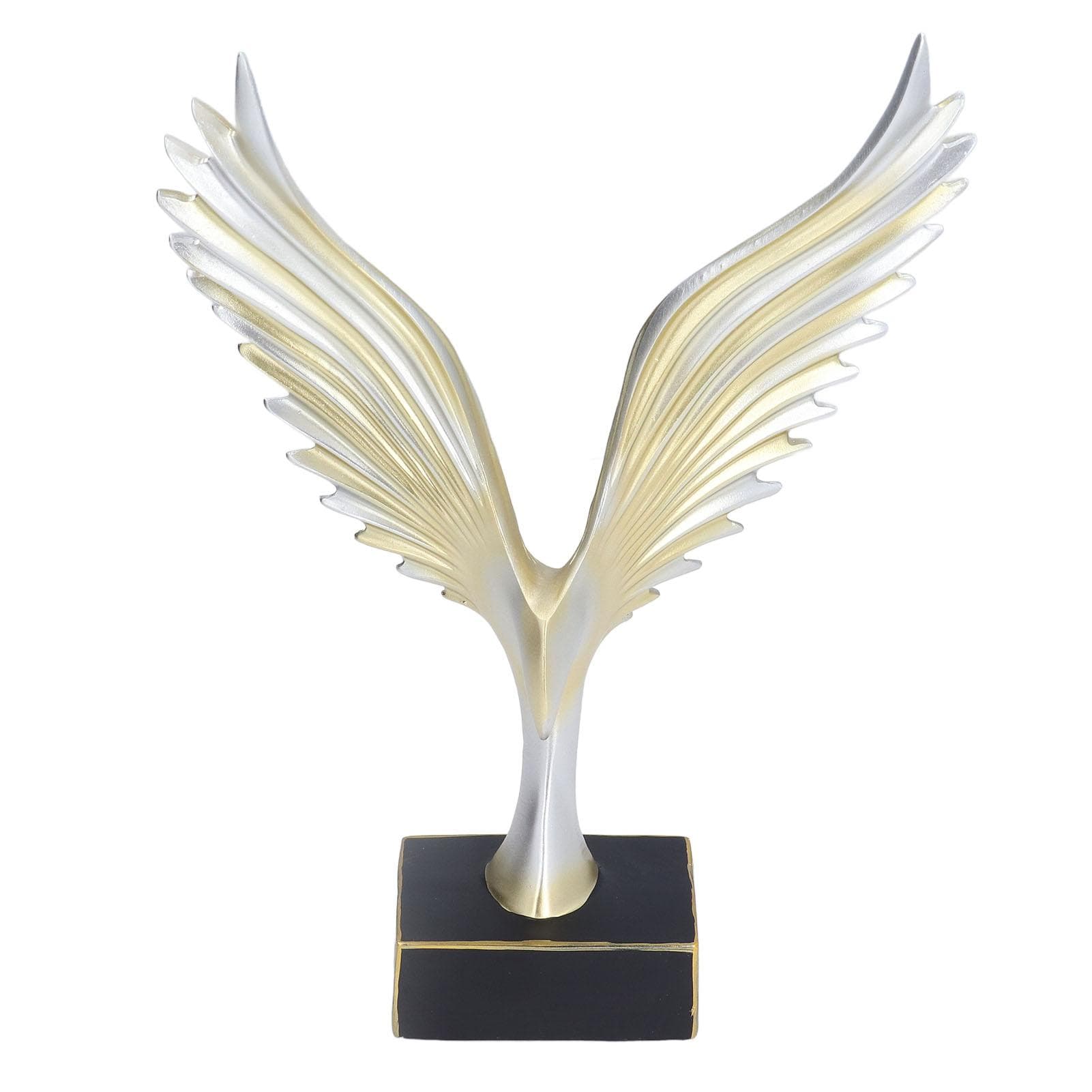 Nordic Wing Statue Resin Sculpture Statue Ornaments Modern Living Room Decoration Desktop Abstract gold