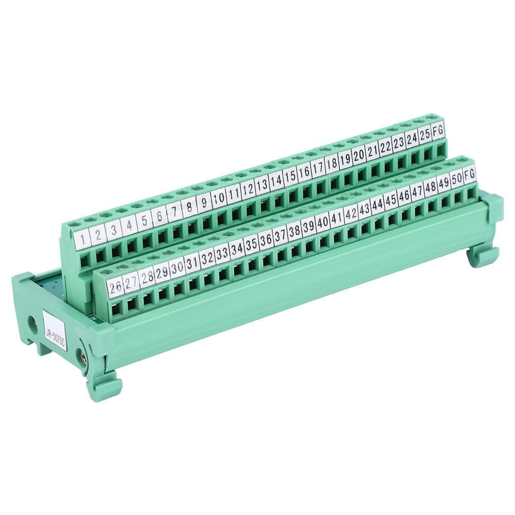 Terminal Block Cable Connector PLC Module SCSI50 P 35mm DIN Rail Electrical Equipment