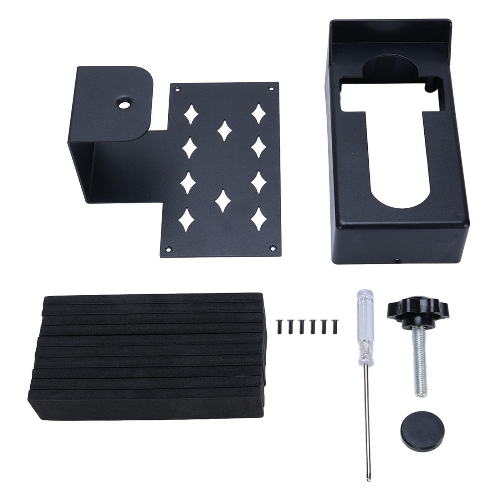 Anti Theft Video Doorbell Mount Easy to Install Punchless ABS Stainless Steel Video Doorbell