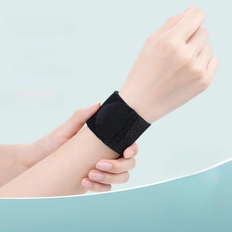 1PCS Protective Elastic Bandage Hand Sport Wristband Gym Wrist Brace Wrap Support black