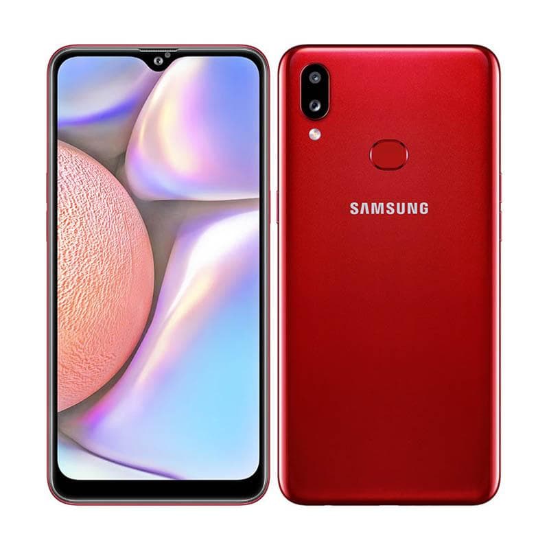 Refurbished Samsung Galaxy A10S A107F 2GB RAM 32G ROM Mobile Phone With Single SIM/Dual SIM Simple Set red