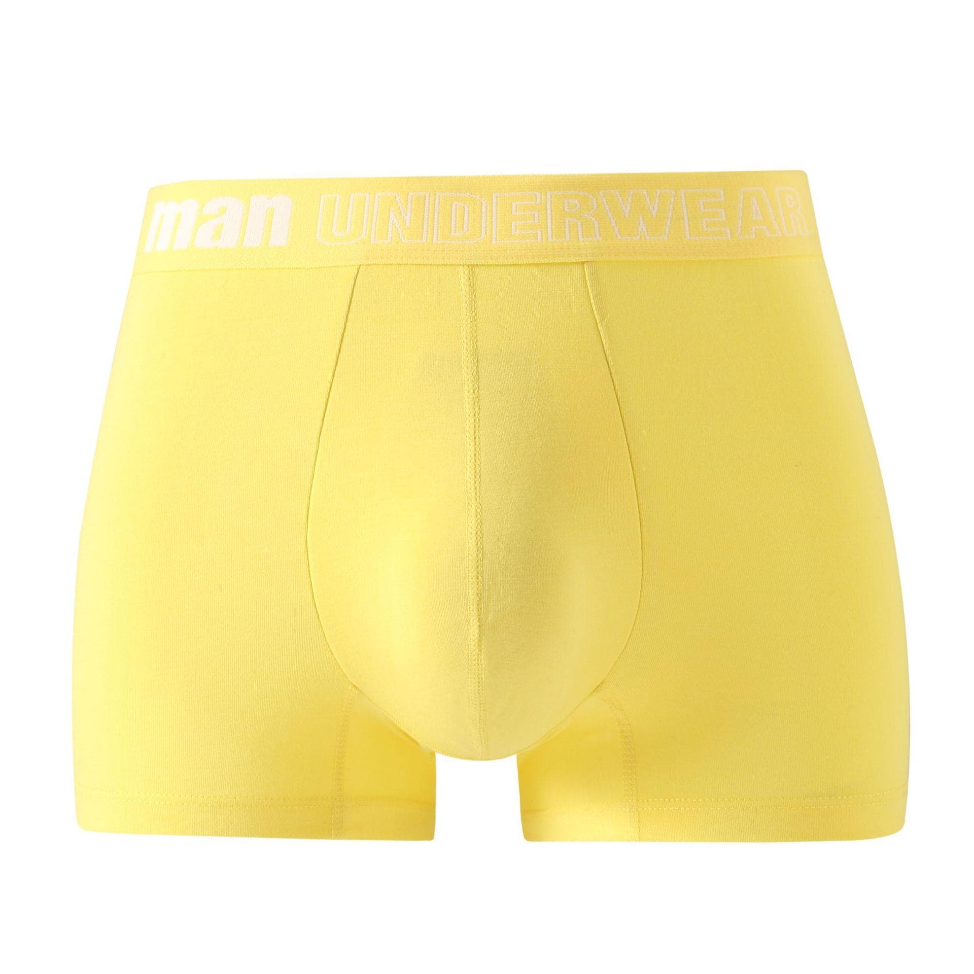 Men's Underwear Big Boxers Briefs Large Size Panties Fashion Knickers Underpant Undies M L XL 2XL 3XL 4XL 5XL 6XL 7XL 5XL yellow