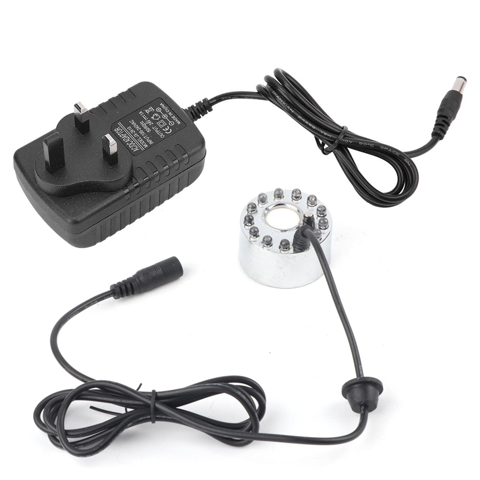 LED Colorful Aquarium Reptile Tank Mist Maker Lighting Humidifier Atomizer