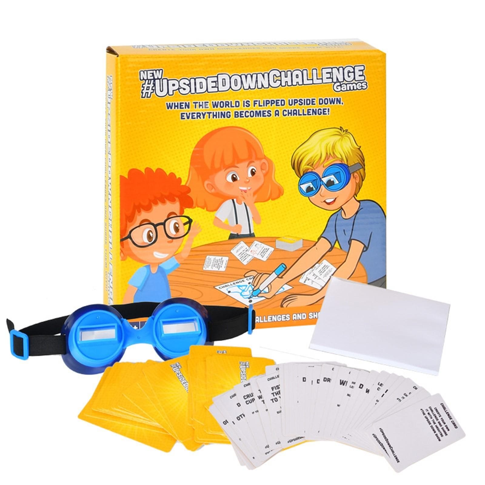 Upside Down Goggles Challenge Family Game For Kids And Adults - Fun Kids Games For Boys & Girls 8-12 - Funny Game Night
