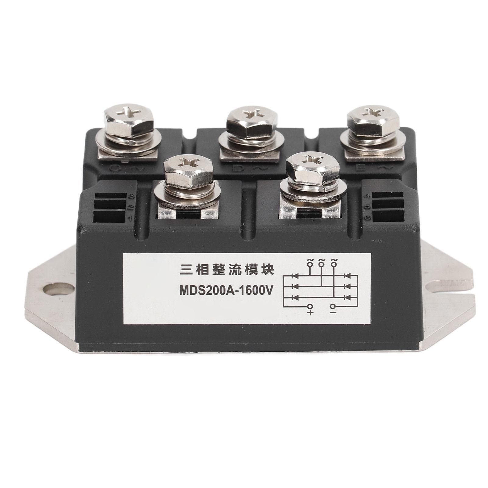 Bridge Rectifier 200A 1600V 3 Phase Diode Power Module Copper Plate Heat Dissipation