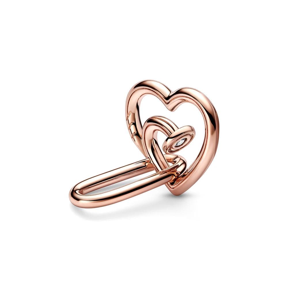 2023 Sterling Silver S925 charm ME Heart Charm Loved Hoops Earring pendant Fit original Bracelet Me women jewelry gift
