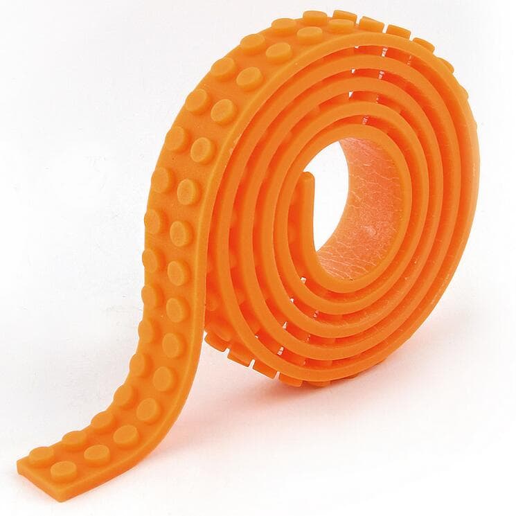 8colors 92cm Soft tape Children's toy Building blocks Strip Compatible with Lego Small particles DIY toys Free cut