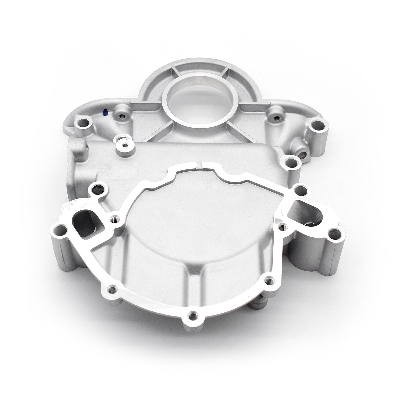 Aluminum Timing Chain Cover (Non Efi) Replacement for Ford SB 289 302 351 Windsor 1968-80 silver
