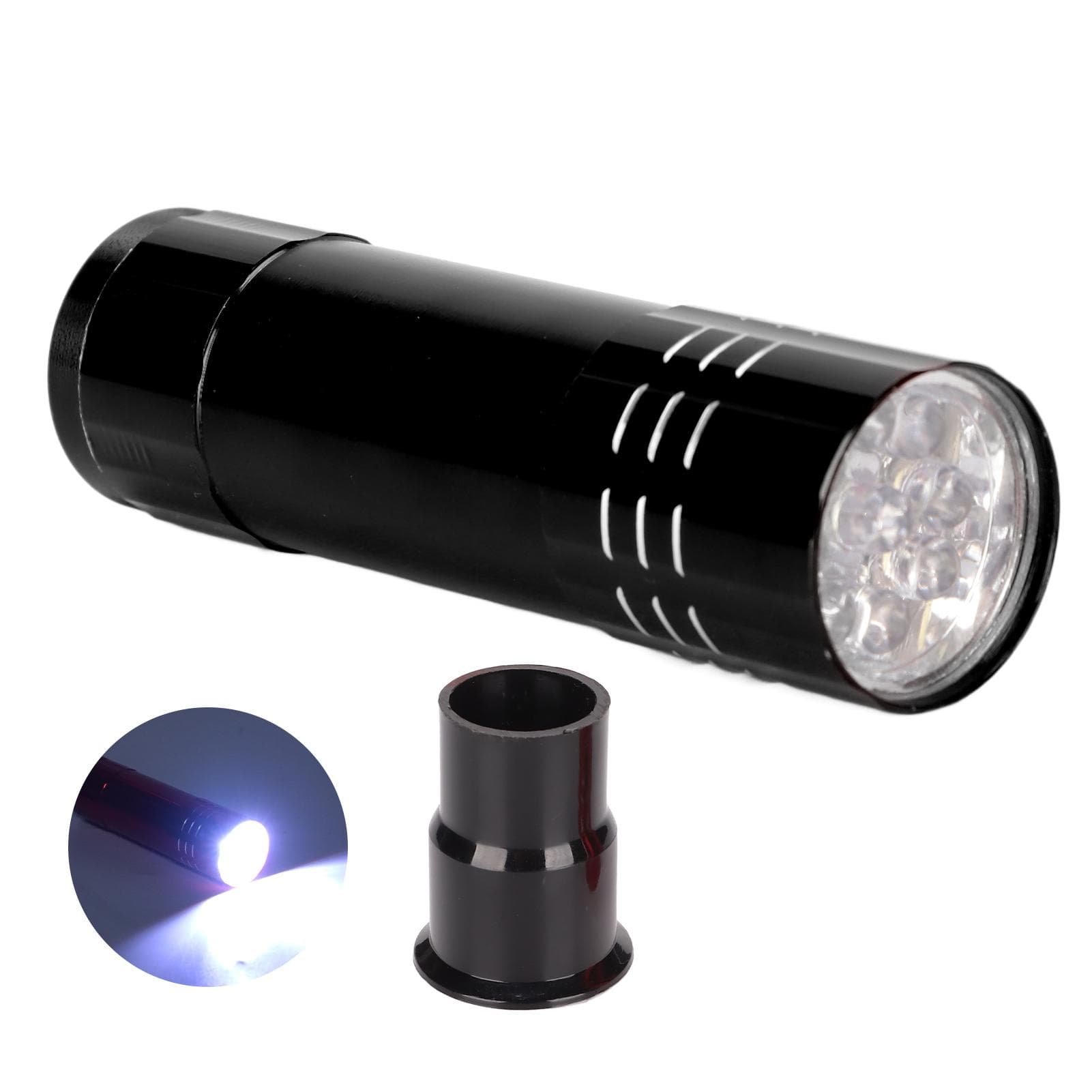 Egg Tester LED Cool Light Egg Candler Lamp Incubator for Duck Eggs Goose Eggs Crane Quail Eggs Bird black