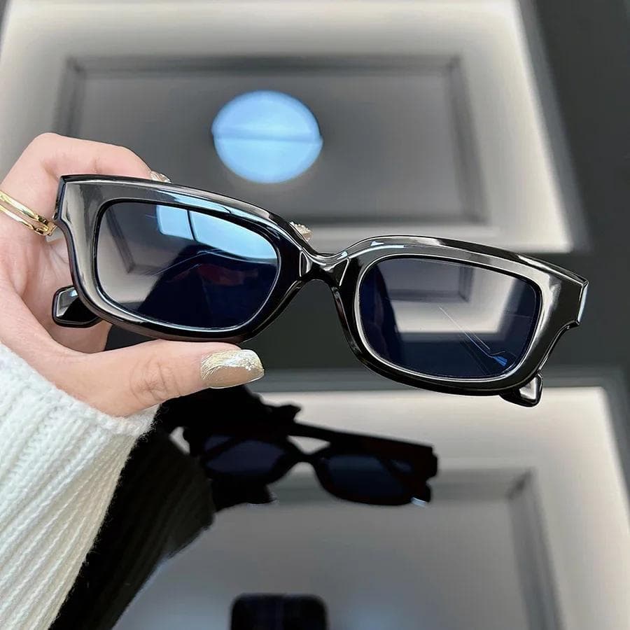 Retro Square Sunglasses Women Men Designer Fashion Black Sun Glasses Vintage Mirror Shades Unisex Other