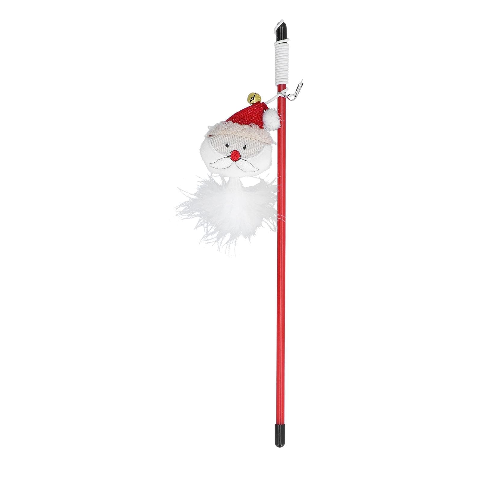 Funny Cat Stick Interactive and Multifunctional Plastic Santa Claus Cat Wand Stick Toy
