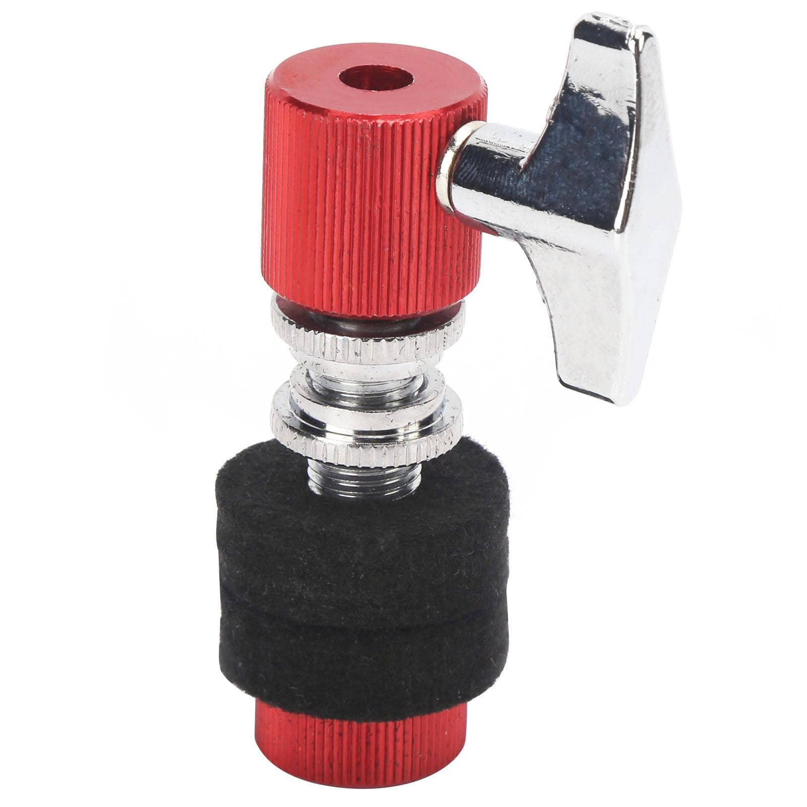 HiHat Clutch Jazz Drum Aluminum Alloy Cymbal Rack Holder Instrument Playing Accessories(Blue ) red