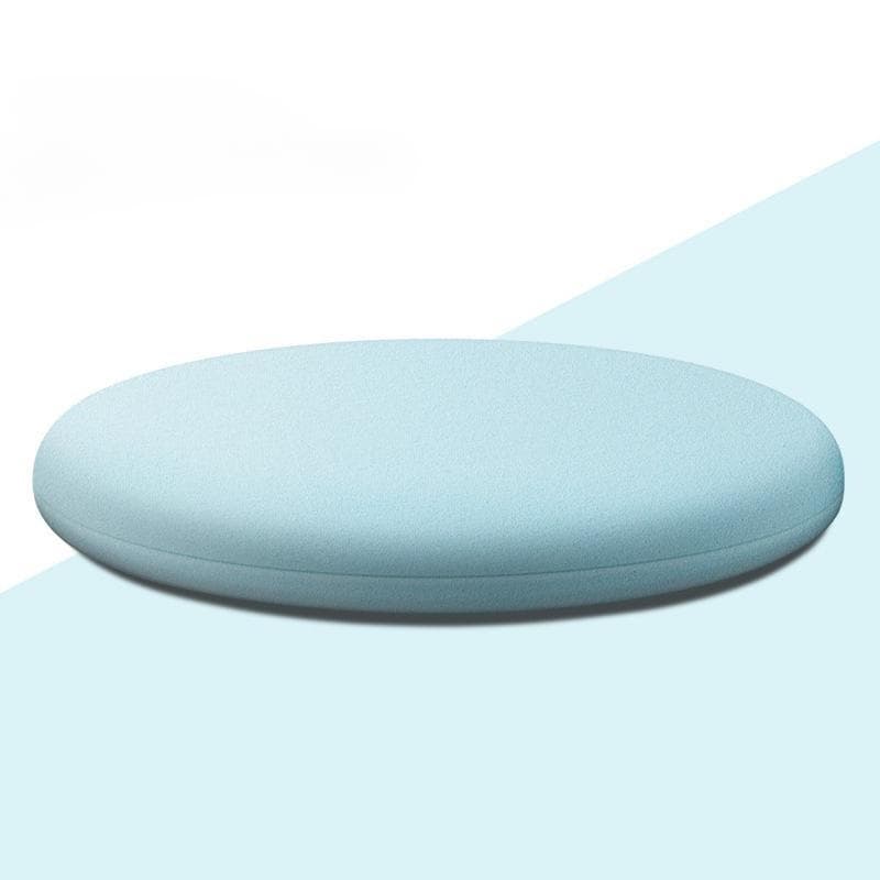 Mat Tatami Foam Seat Cushion Round Chair Pad Cushion Soft Seat Pillow Home Textile 45*4.5cm light blue
