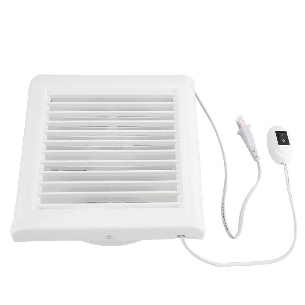 15W Wall Mounted Exhaust Fan Low Noise Home Bathroom Kitchen Garage Air Vent Ventilation