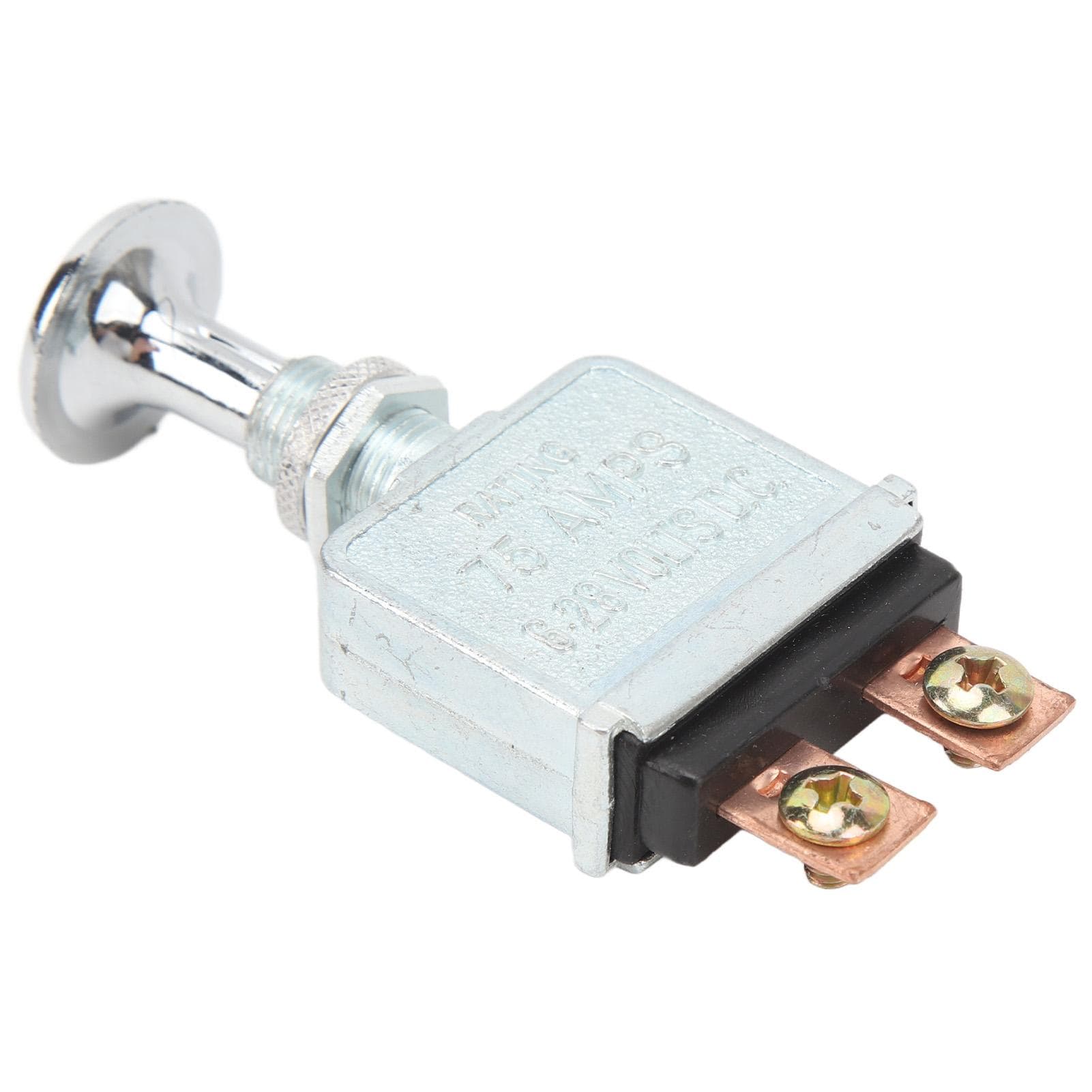 75A Push Pull Switch SSW2816 Heavy Duty Universal On Off Toggle Switch for Automotive Industrial