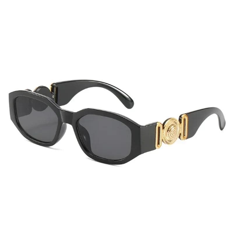 Vintage Square Sunglasses Women Men Retro Fashion Sun Glasses Mirror Plastic Punk Oculos De Sol Designer Brand Other