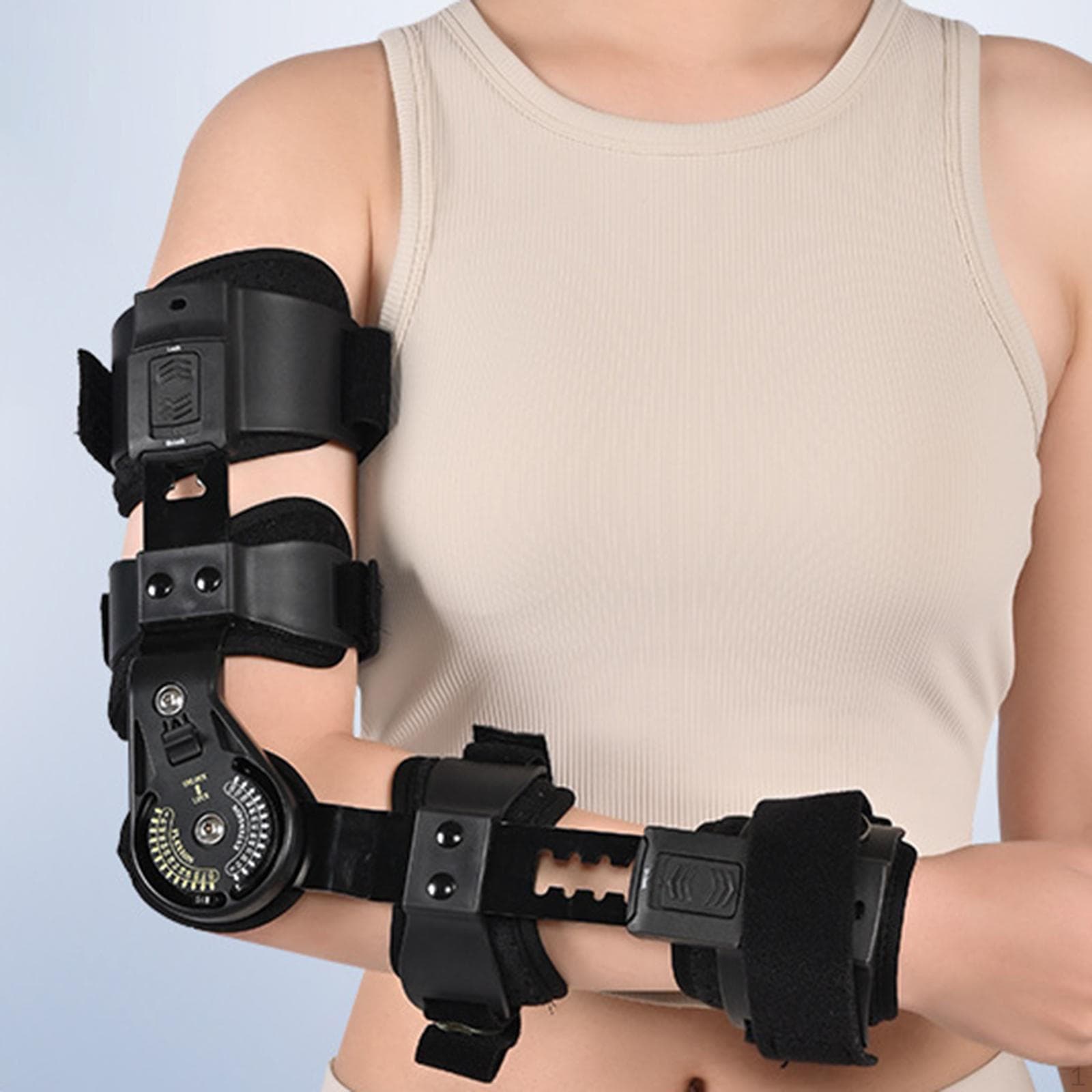 Elbow Immobilizer Brace Hinged Fracture Corrective Injury Recovery Orthosis Left