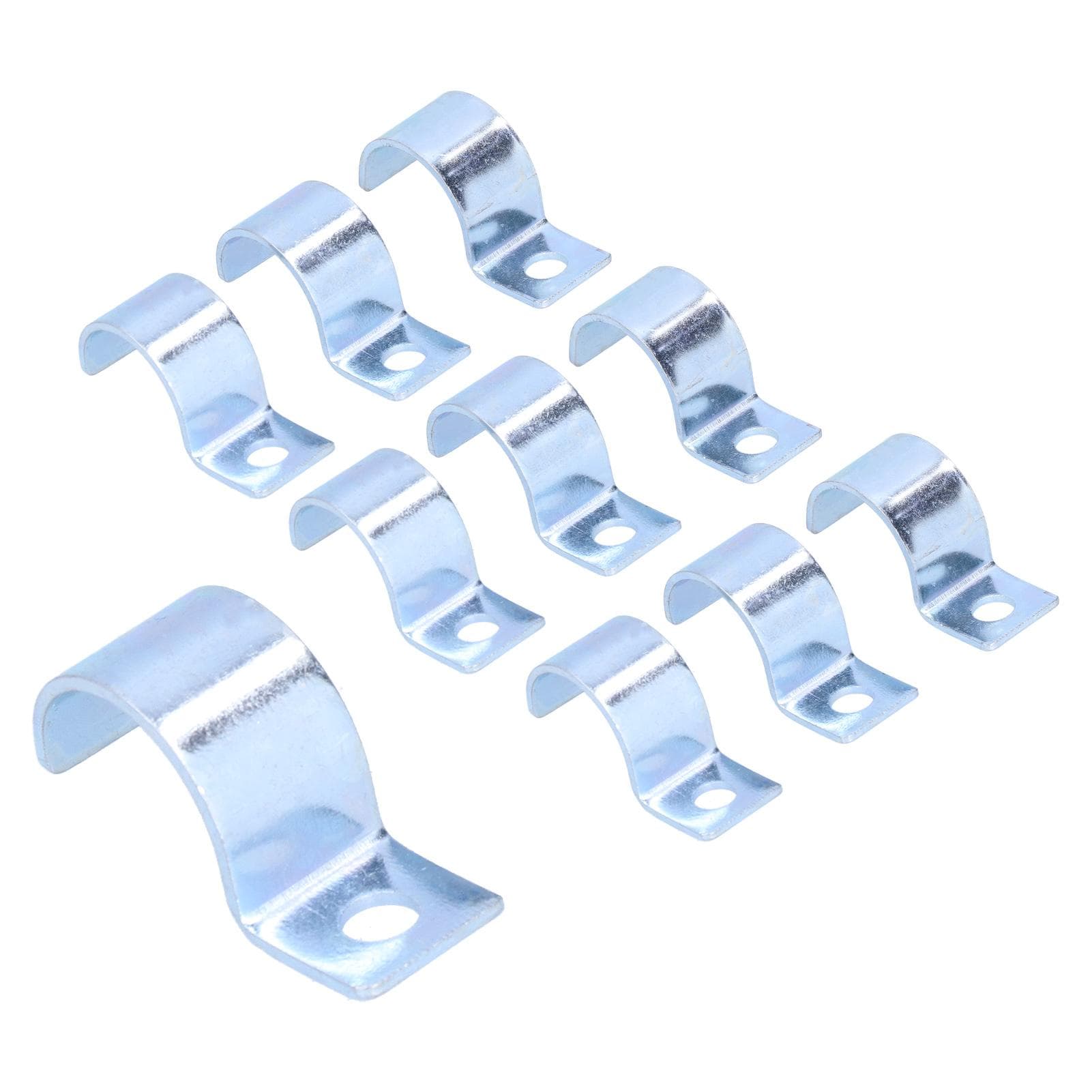 304 Stainless Steel P Type One Pipe Clamp Strong Sturdy Corrosion Resistant Single Hole Pipe